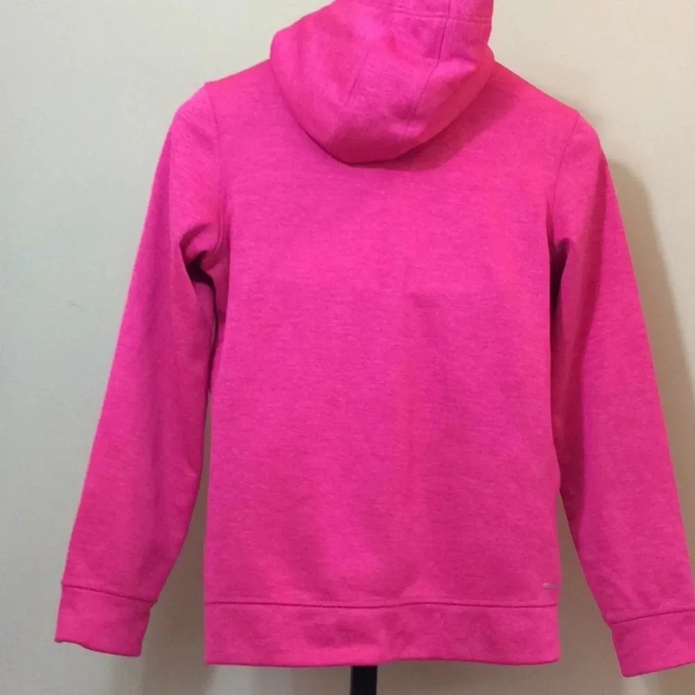 Adidas Pink & White climawarm Hoodie - Picture 8 of 9